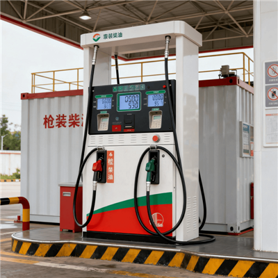Stesen diesel dipasang skid